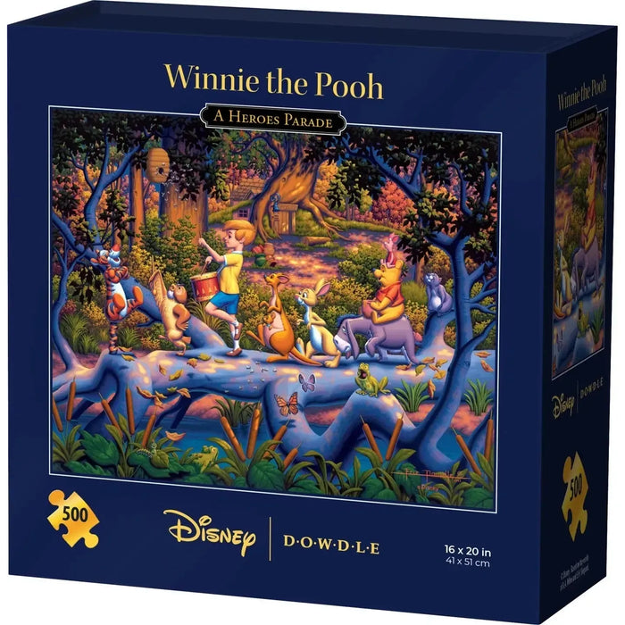 Winnie the Pooh A Heroes Parade 500 Piece Jigsaw Puzzle Disney x Dowdle - for just $24.99! 