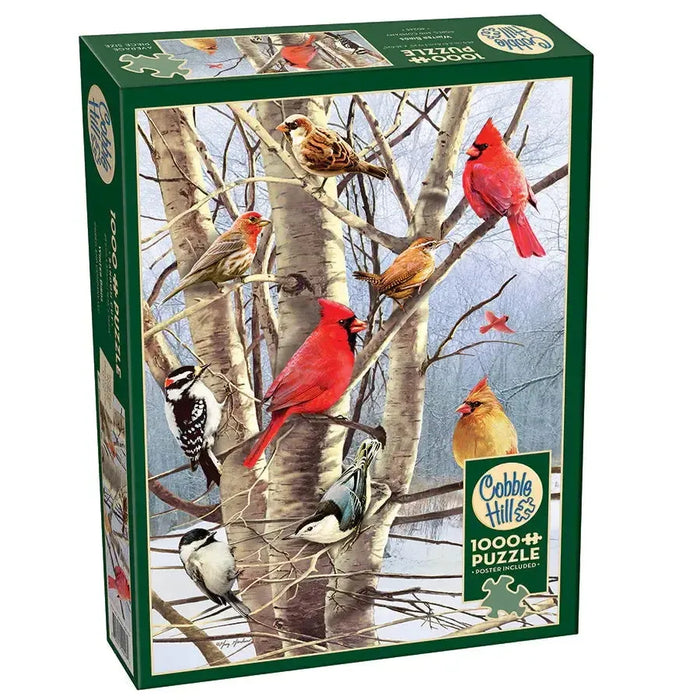 Winter Birds 1000 Piece Jigsaw Puzzle Cobble Hill - for just $19.99! 
