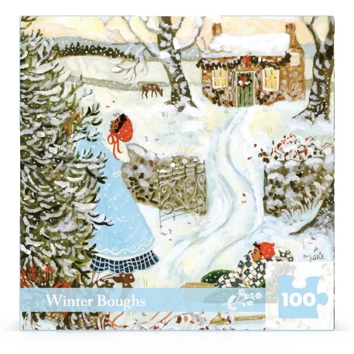 Winter Boughs by Loré Pemberton 100 Piece Mini Jigsaw Puzzle NYPC - for just $14.99! 