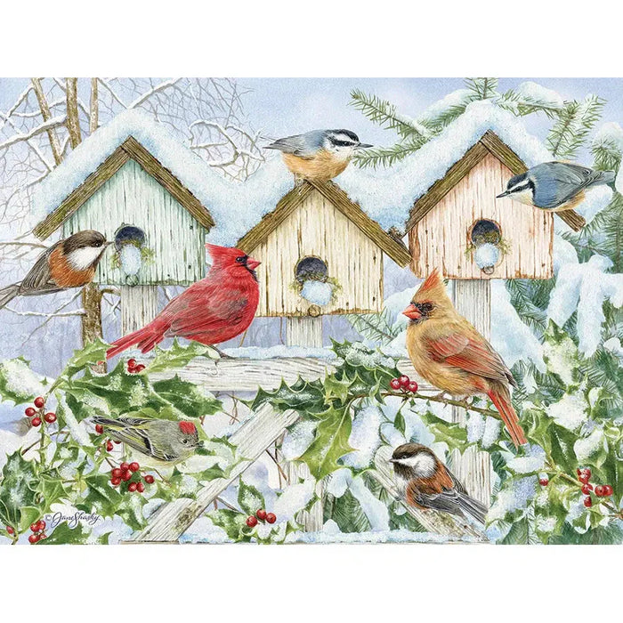 Winter Chorus 275 Large Piece Jigsaw Puzzle Cobble Hill - for just $17.99! 