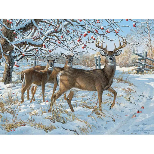 Winter Deer 500 Piece Jigsaw Puzzle Cobble Hill - for just $17.99! 