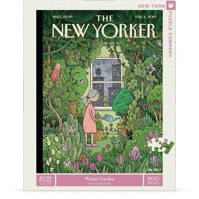 Winter Garden The New Yorker 500 Piece Jigsaw Puzzle NYPC - for just $26.99! 