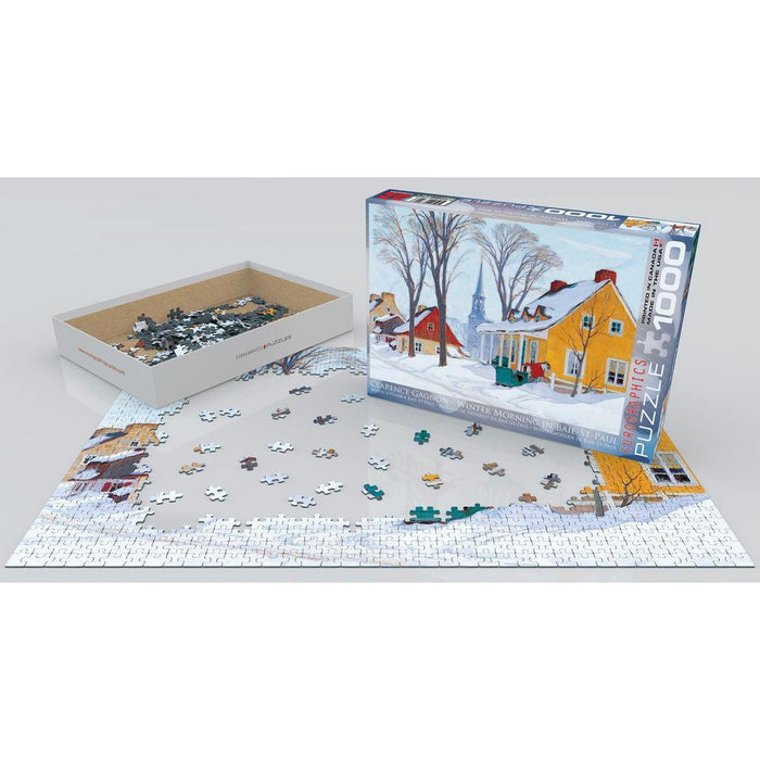 Winter Morning in Baie-Saint-Paul 1000 Piece Jigsaw Puzzle Eurographics - for just $21.99! 