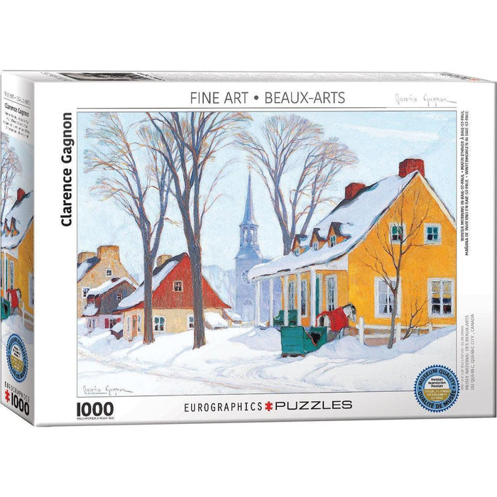 Winter Morning in Baie-Saint-Paul 1000 Piece Jigsaw Puzzle Eurographics - for just $21.99! 