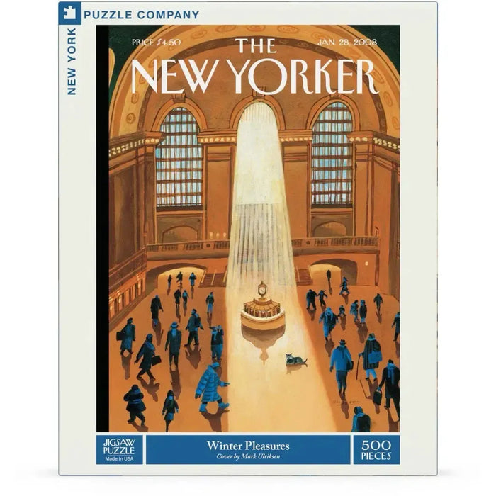 Winter Pleasures The New Yorker 500 Piece Jigsaw Puzzle NYPC - for just $26.99! 