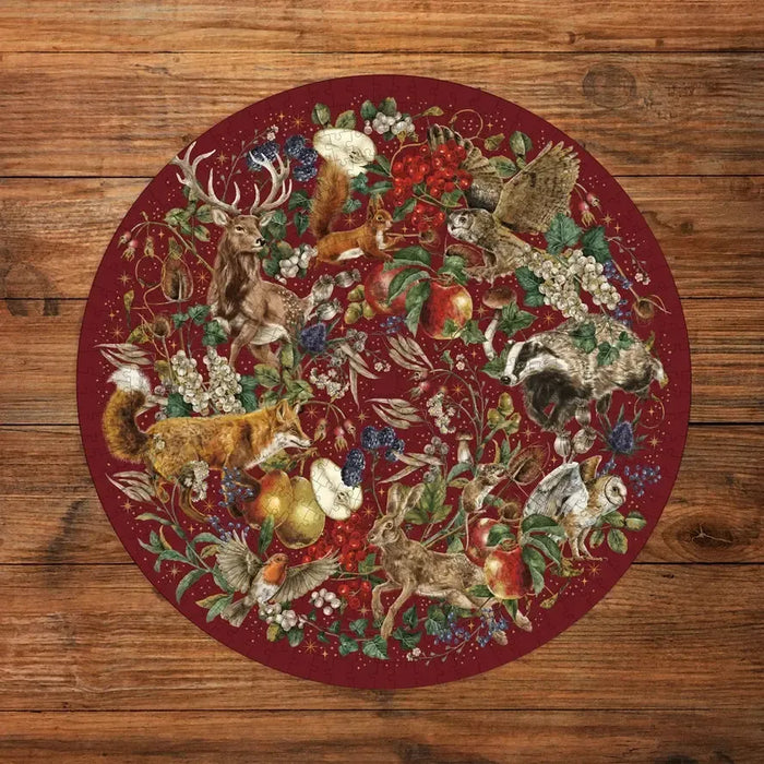 Winter Story 500 Piece Round Jigsaw Puzzle Gibsons - for just $19.99! 