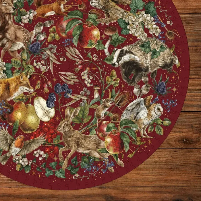 Winter Story 500 Piece Round Jigsaw Puzzle Gibsons - for just $19.99! 