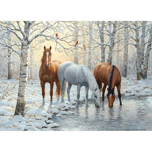 Winter Trio 1000 Piece Jigsaw Puzzle Cobble Hill - for just $19.99! 