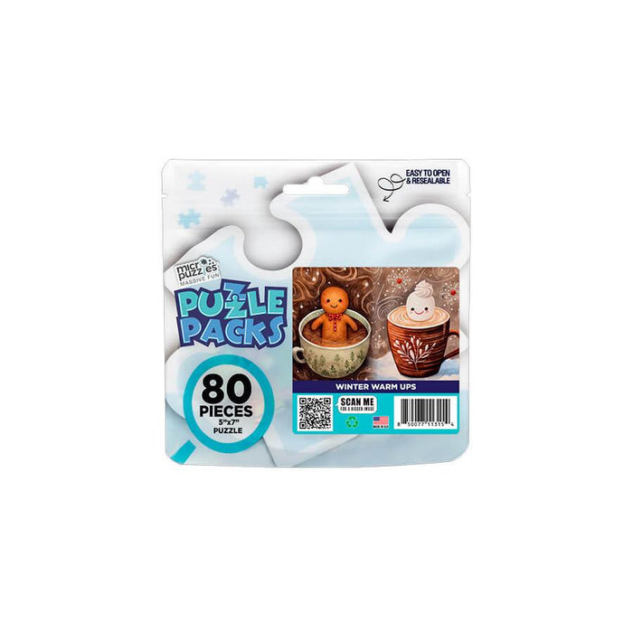 Winter Warm Ups 80 Piece Mini Jigsaw Puzzle Micro Puzzles - for just $9.99! 