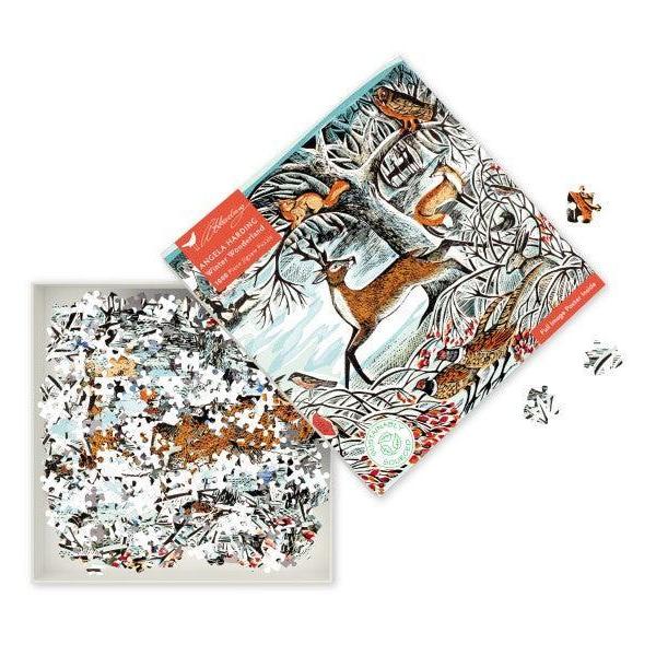 Winter Wonderland by Angela Harding 1000 Piece Jigsaw Puzzle Flame Tree - for just $19.99! 