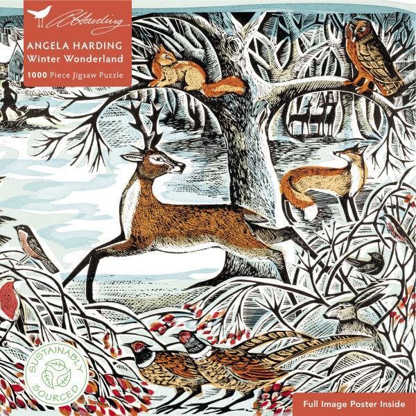 Winter Wonderland by Angela Harding 1000 Piece Jigsaw Puzzle Flame Tree - for just $19.99! 