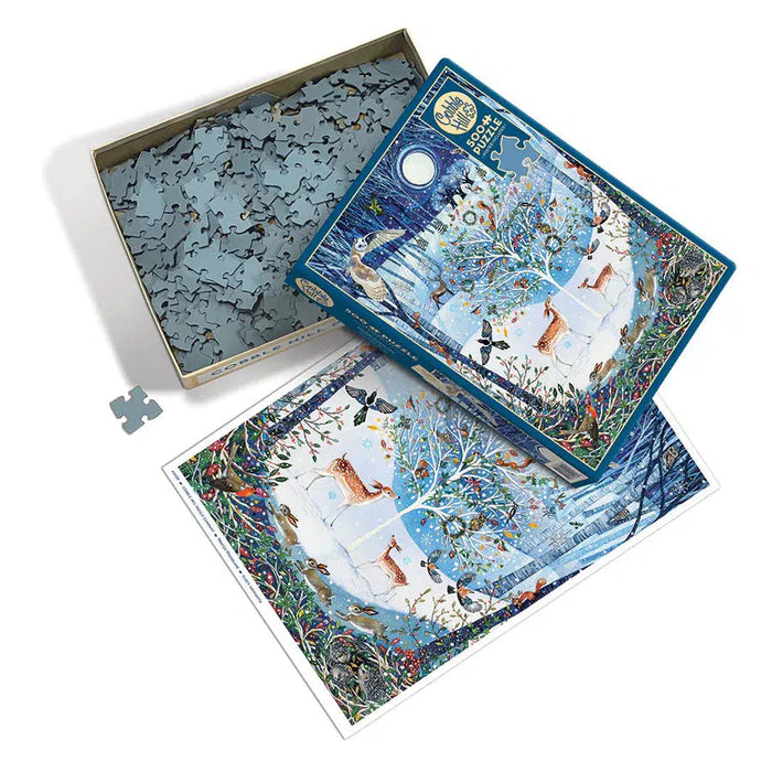 Winter Woodland 500 Piece Jigsaw Puzzle Cobble Hill - for just $17.99! 