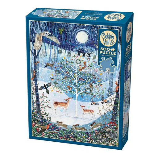 Winter Woodland 500 Piece Jigsaw Puzzle Cobble Hill - for just $17.99! 