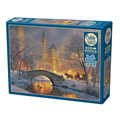 Winter in the Park 500 Piece Jigsaw Puzzle Cobble Hill - for just $17.99! 