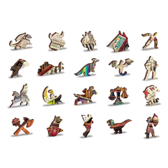 Wish Upon a Bookshop 1010 Piece Wood Jigsaw Puzzle Wooden City - for just $49.99! 