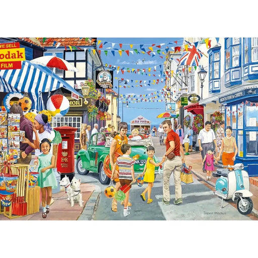 Wish You Were Here Set of 4 500 Piece Jigsaw Puzzles Gibsons - for just $39.99! 