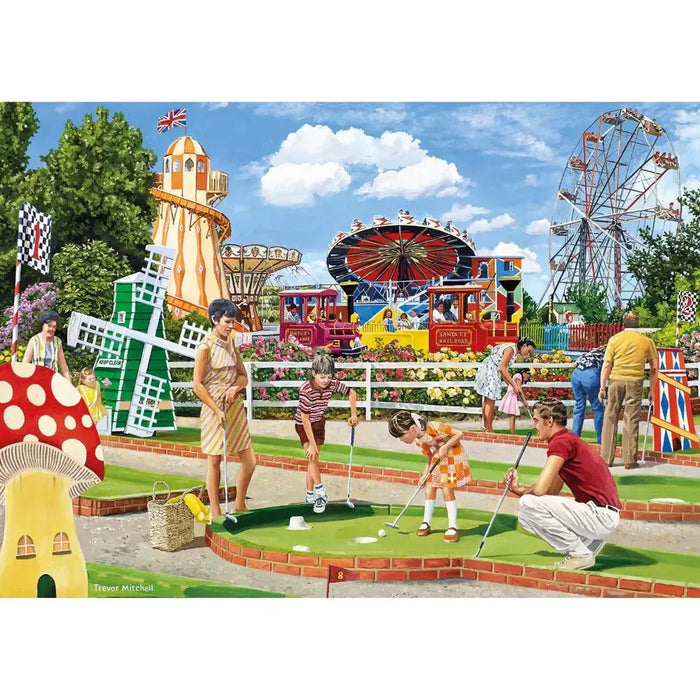 Wish You Were Here Set of 4 500 Piece Jigsaw Puzzles Gibsons - for just $39.99! 