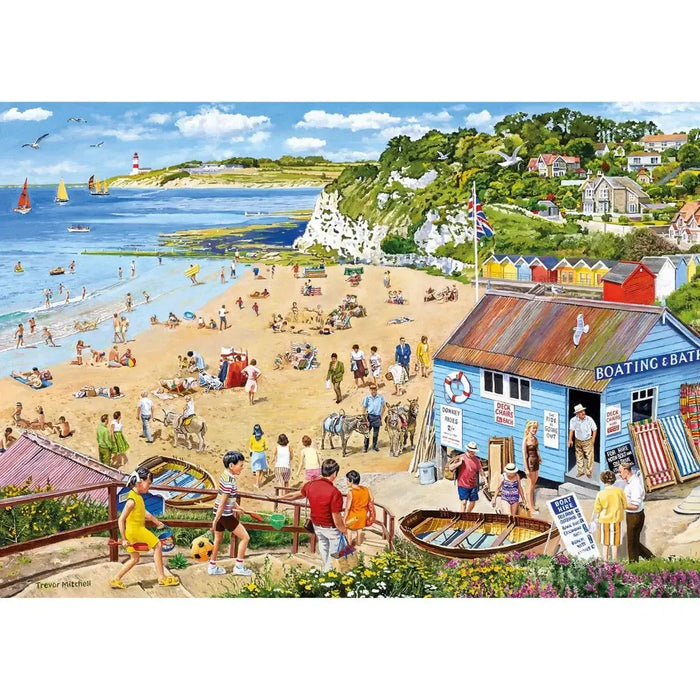 Wish You Were Here Set of 4 500 Piece Jigsaw Puzzles Gibsons - for just $39.99! 