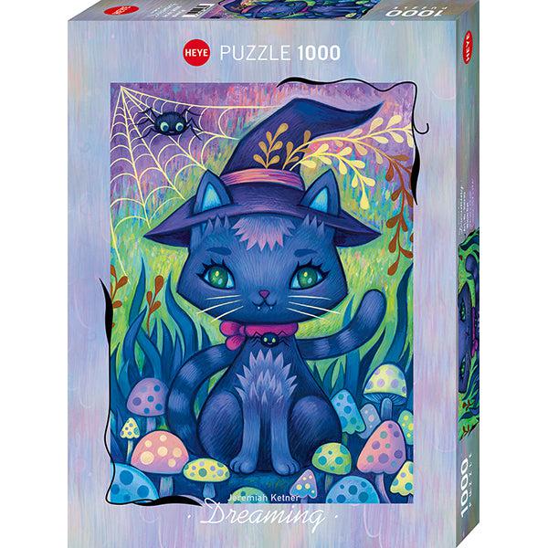 Witch Cat Dreaming 1000 Piece Jigsaw Puzzle Heye - for just $29.99! 