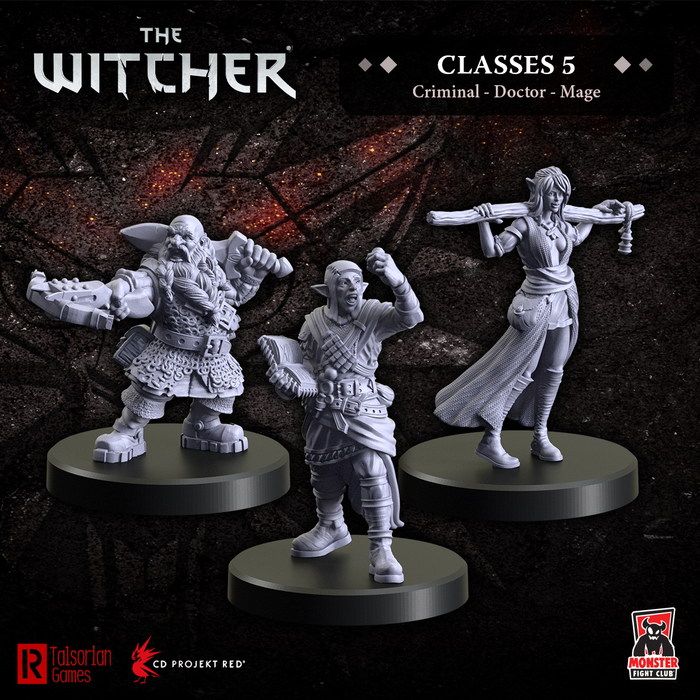 The Witcher RPG: Classes 5 - Criminal, Doctor, Mage - for just $20! 