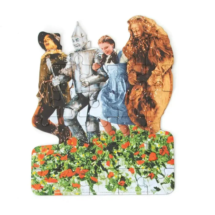 Wizard of Oz Poppy Field 26 Piece Mini Shaped Jigsaw Puzzle Paper House - for just $7.99! 