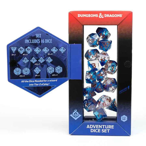 D&D Adventure Dice: Wizard (Blue) - for just $21.50! 