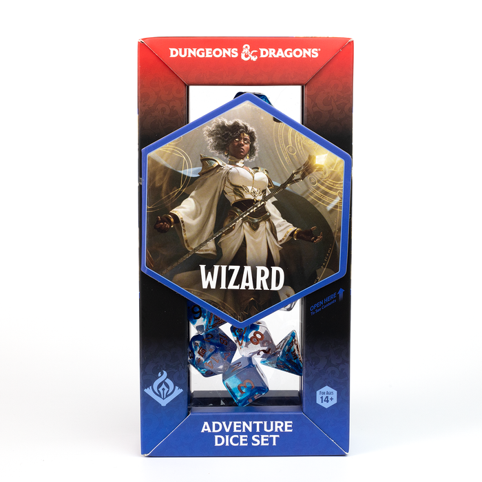 D&D Adventure Dice Set - Wizard Edition | Blue 16pc Collection - for just $24.99! 