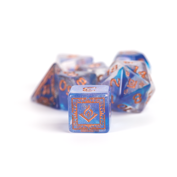 D&D Adventure Dice Set - Wizard Edition | Blue 16pc Collection - for just $24.99! 