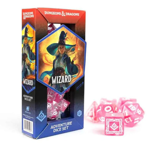 D&D Adventure Dice: Wizard (Fuchsia) - for just $21.50! 