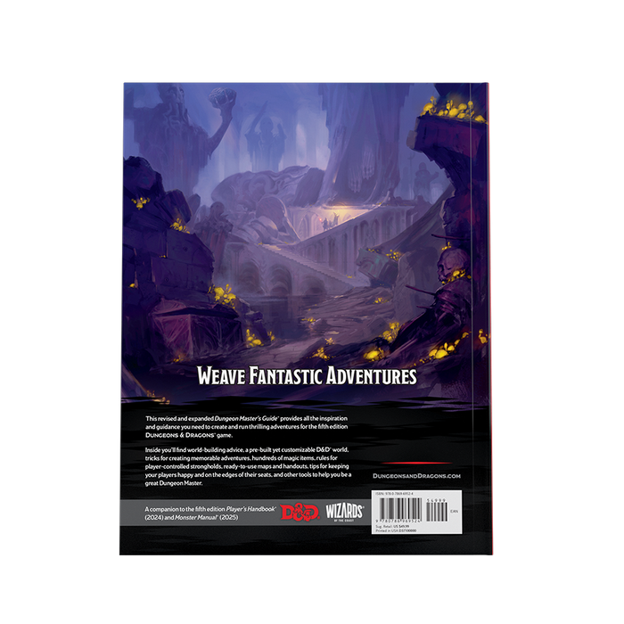 Dungeons & Dragons - NEW Dungeon Master's Guide 2024 (Hardcover) - for just $49.99! 