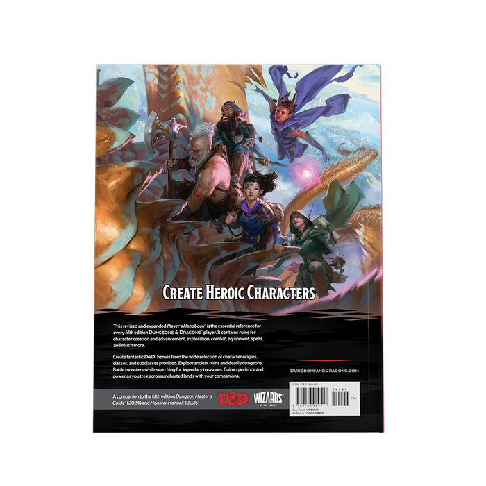 Dungeons & Dragons - NEW Players Handbook 2024 (Hardcover) - for just $49.99! 