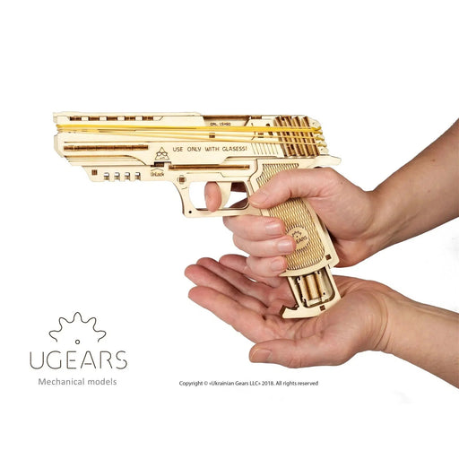 Wolf-01 Handgun 3D Wood Model Kit UGEARS - for just $29.99! 