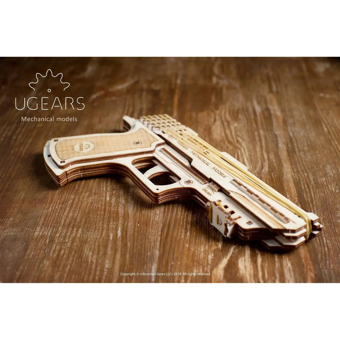 Wolf-01 Handgun 3D Wood Model Kit UGEARS - for just $29.99! 