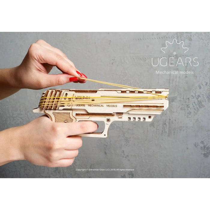 Wolf-01 Handgun 3D Wood Model Kit UGEARS - for just $29.99! 