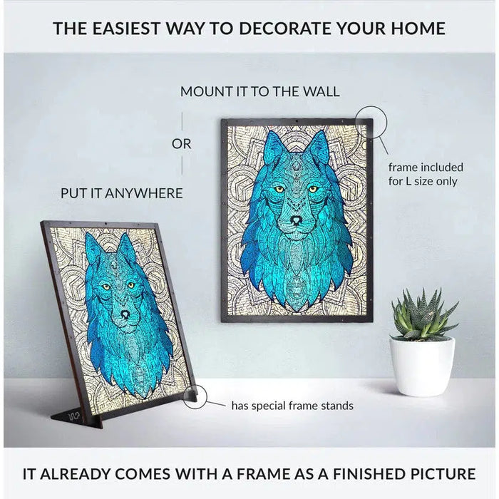 Wolf 250 Piece Wooden Jigsaw Puzzle Geek Toys - for just $99.99! 