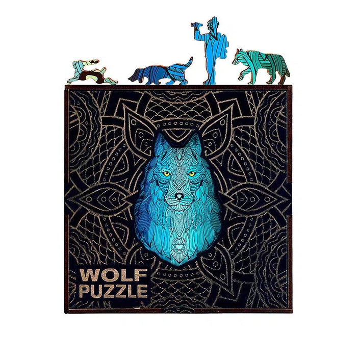 Wolf 70 Piece Wooden Jigsaw Puzzle Geek Toys - for just $49.99! 