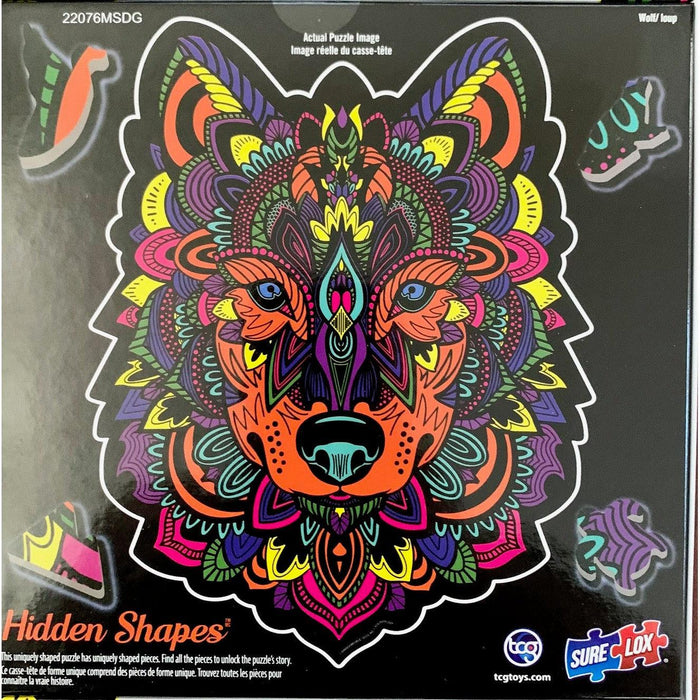 Wolf Hidden Shapes 300 Piece Jigsaw Puzzle Sure Lox - for just $14.99! 