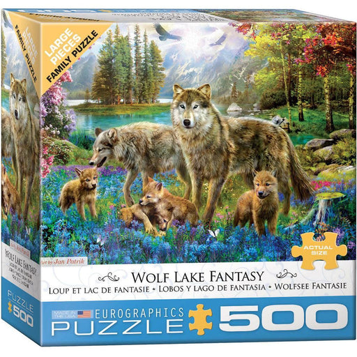 Wolf Lake Fantasy 500 Piece Jigsaw Puzzle Eurographics - for just $17.99! 
