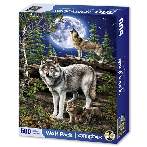 Wolf Pack 500 Piece Jigsaw Puzzle Springbok - for just $17.99! 