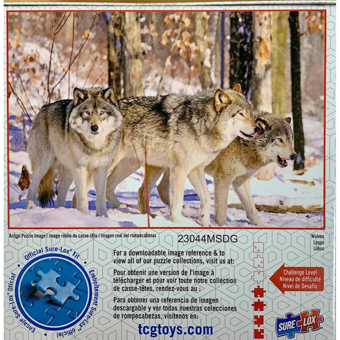 Wolves Wildlife 500 Piece Jigsaw Puzzle Sure Lox - for just $14.99! 