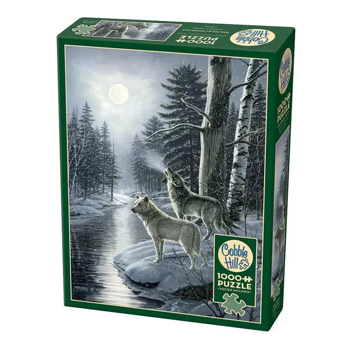 Wolves by Moonlight 1000 Piece Jigsaw Puzzle Cobble Hill - for just $19.99! 