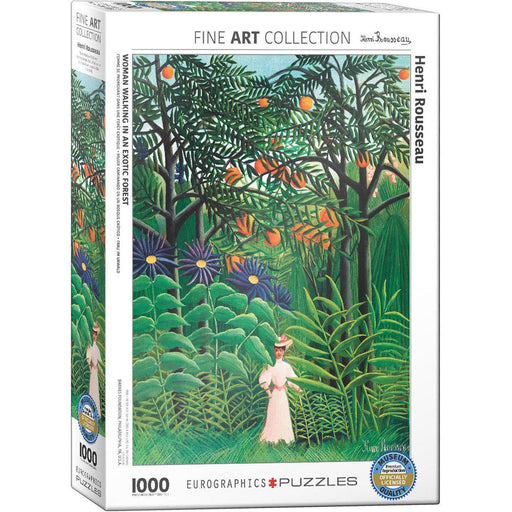 Woman Walking in an Exotic Forest 1000 Piece Jigsaw Puzzle Eurographics - for just $19.99! 