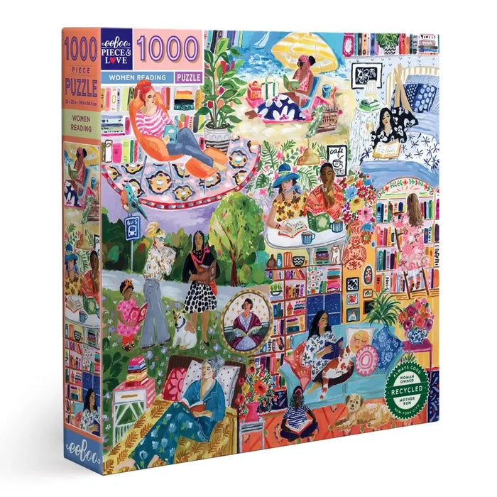 Women Reading 1000 Piece Jigsaw Puzzle eeBoo - for just $26.99! 