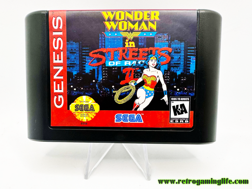 Wonder Woman in Streets of Rage 2 Sega Genesis Video Game Cart - for just $19.99! 