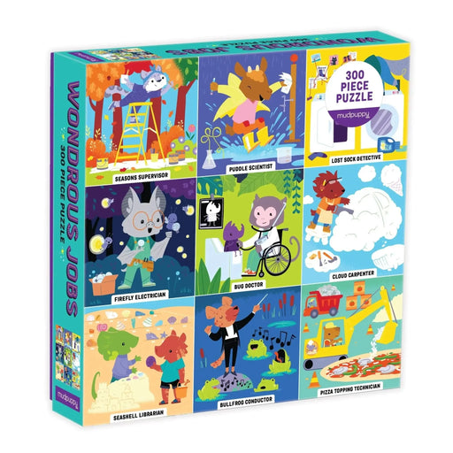 Wondrous Jobs 300 Piece Jigsaw Puzzle Mudpuppy - for just $14.99! 