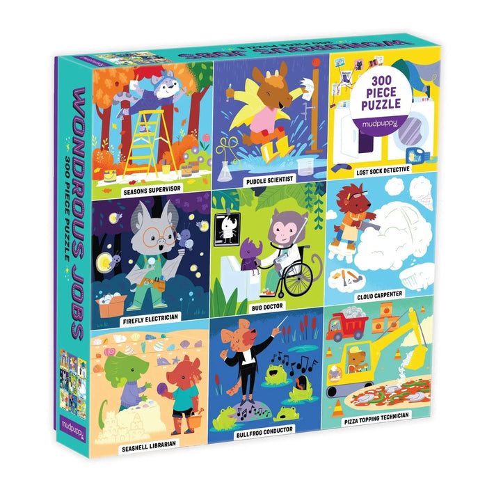 Wondrous Jobs 300 Piece Jigsaw Puzzle Mudpuppy - for just $14.99! 