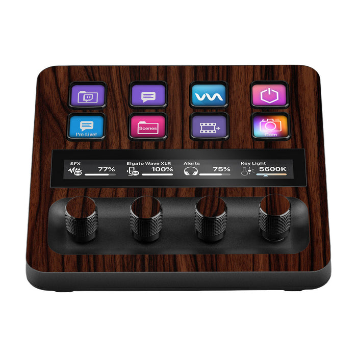 Elgato Stream Deck + Wood Series Skins - for just $16! 