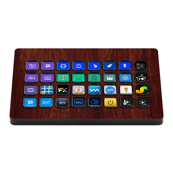 Elgato Stream Deck XL Wood Series Skins - for just $16! 