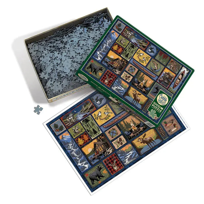 Woodcraft 1000 Piece Jigsaw Puzzle Cobble Hill - for just $19.99! 