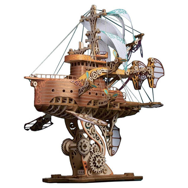 Wooden 3D Puzzle: MFantasy Airship - Around the World in 80 Days - for just $54.99! 